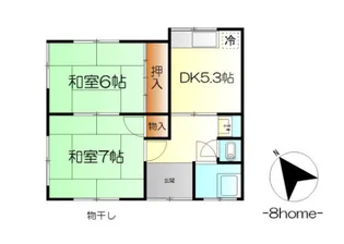 堀本アパート【1階】の間取り