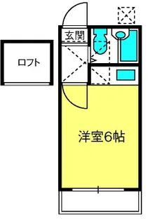 ルボランハイツ【1階】の間取り