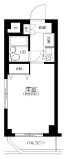 プチメゾン目黒【6階】の間取り