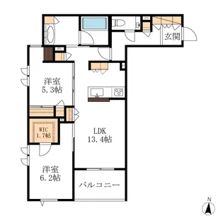 ルマセラ【2階】の間取り