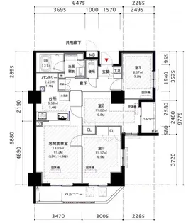 Evergreen【5階】の間取り