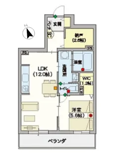 【シニア限定】Village Tokuden Park【3階】の間取り