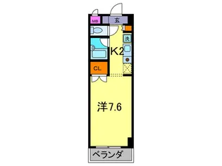カーマ エスパッソ【8階】の間取り