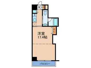 クリスタルブライト天満橋リバーサイド【8階】の間取り