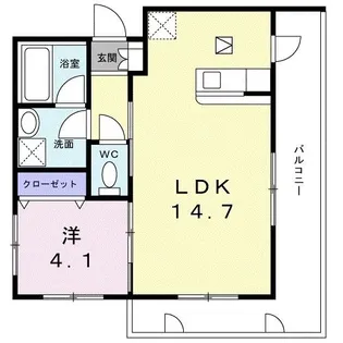 ルネスG才賀【3階】の間取り
