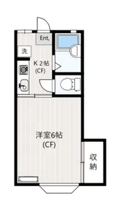 メゾン若月【2階】の間取り