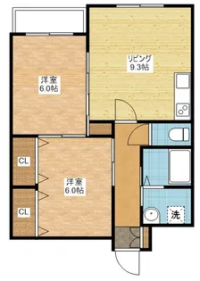 フォレストキューブ【3階】の間取り