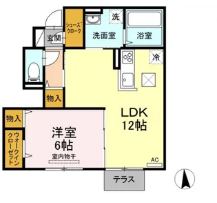 エマーブルM’c【1階】の間取り