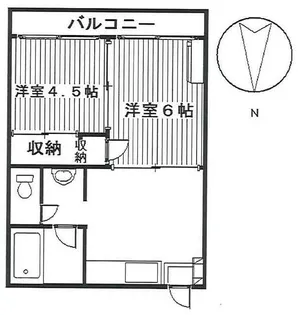 第2ひいらぎマンション【3階】の間取り
