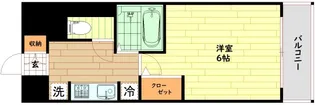 エスリード梅田東【7階】の間取り