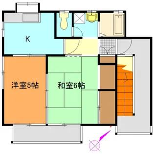 シーサイド鈴【1階】の間取り