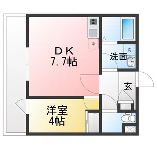 STONE RIVER 堀崎町【1階】の間取り