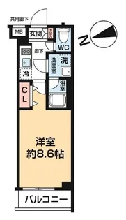 ARCOBALENO OHANAJAYA【1階】の間取り