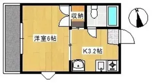 サンシャイン五日市【1階】の間取り