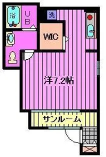 ライツ与野鈴谷【1階】の間取り