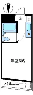 シティフラット25【1階】の間取り
