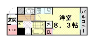 シティアリーナ阿波座西【6階】の間取り