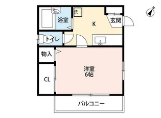 コーポレイナ【2階】の間取り