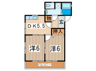 ウイスタリア【1階】の間取り