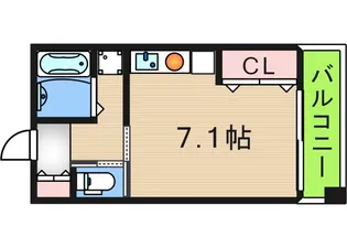 ALDEPLAZA【7階】の間取り