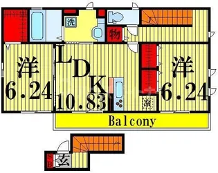 グレイスC【2階】の間取り