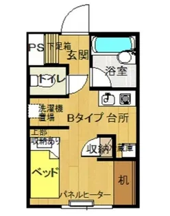 ドミトリー・17【3階】の間取り