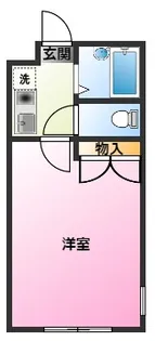 ポン・ルテェール陣屋【2階】の間取り