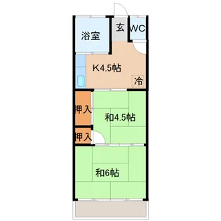 泉アパート【1階】の間取り