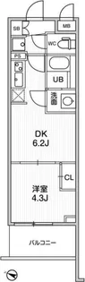 LIMERESIDENCE HIKIHUNE【2階】の間取り