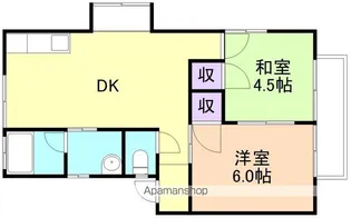 NCube栄谷【2階】の間取り