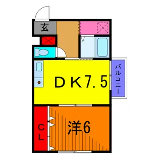 アクロポリス亀有【2階】の間取り