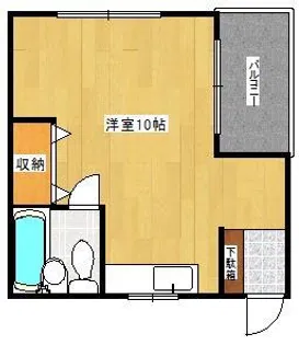 オーシャンパレス具志【2階】の間取り