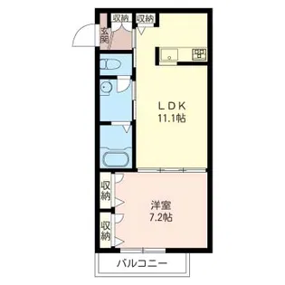 エステル荻窪【2階】の間取り