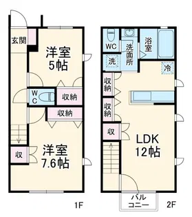 MOCX浦和東の間取り