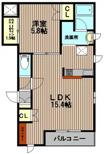 フローラ紀秀【2階】の間取り