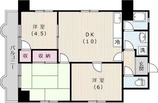 ビレッジマルタニ【4階】の間取り