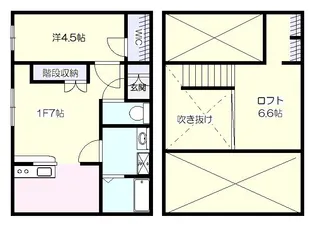 プリマ前橋朝倉【1階】の間取り