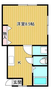 ライオンビル【2階】の間取り