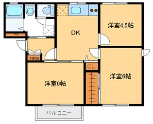 グレースハイツ【1階】の間取り