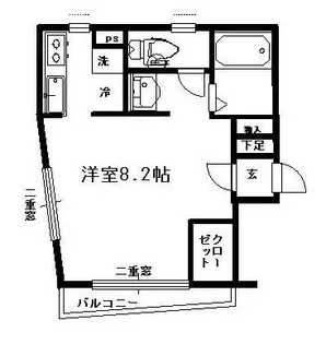 東京都杉並区和泉2【マンション】の間取り