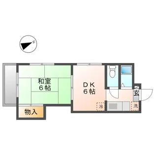 ハイツフォリスト【5階】の間取り