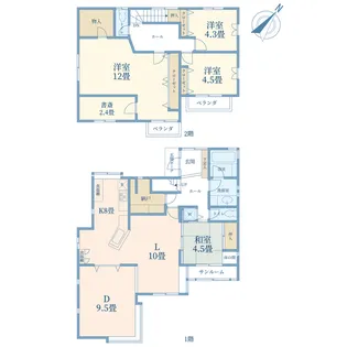 神奈川県川崎市宮前区土橋7【一戸建】の間取り