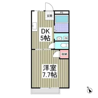 佐波ハイツ【1階】の間取り