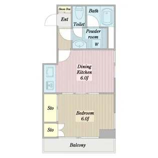 クレスビル【4階】の間取り