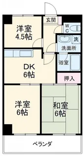 パセール長良【2階】の間取り