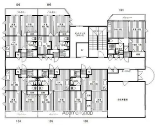 ダイヤモンドクレスト南柏【2階】の間取り