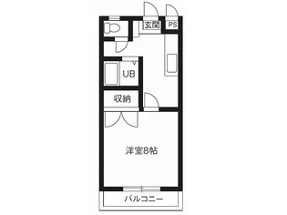 丸田マンション【3階】の間取り