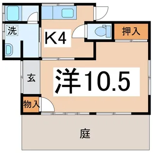 山梨県山梨市下井尻【一戸建】の間取り