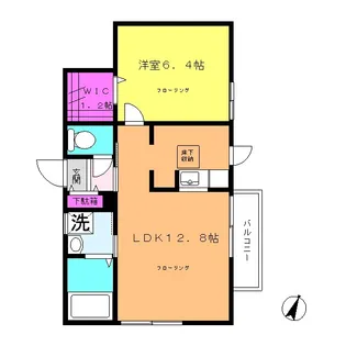 プロスペル弐番館【1階】の間取り