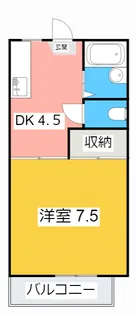 アペックス伏見【2階】の間取り